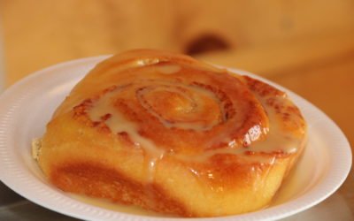 Maple Glazed Cinnamon Rolls